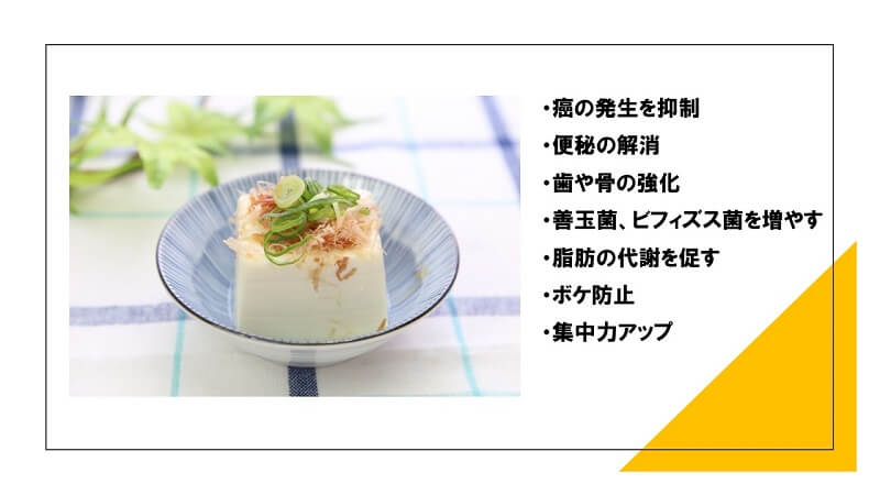豆腐を与えるとどんないいことがある?